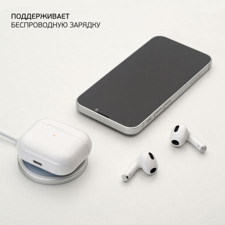 Беспроводные наушники с микрофоном Deppa Air Nova, TWS, BT 5.1, 300 мАч, QI (44192) Белый Беспроводные наушники с микрофоном Deppa Air Nova, TWS, BT 5.1, 300 мАч, QI (44192) Белый