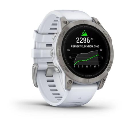 Часы Garmin EPIX PRO GEN 2 47 мм Sapphire Titanium whitestone, белый Часы Garmin EPIX PRO GEN 2 47 мм Sapphire Titanium whitestone, белый
