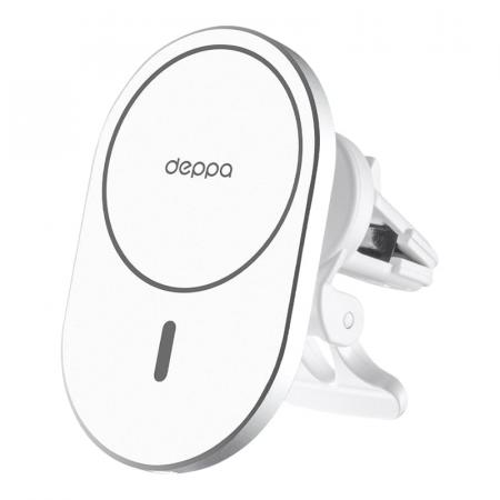 Автомобильный держатель Deppa Mage Safe Flat 2 (55204) Белый Автомобильный держатель Deppa Mage Safe Flat 2 (55204) Белый