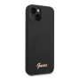 Чехол Guess для iPhone 14 Plus Liquid silicone Gold metal logo Hard (GUHCP14MSLSMK) Черный Чехол Guess для iPhone 14 Plus Liquid silicone Gold metal logo Hard (GUHCP14MSLSMK) Черный
