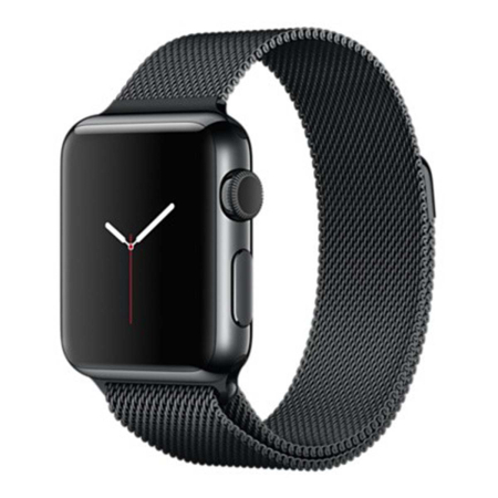 Ремешок Gurdini Milanese Loop (миланский сетчатый-17) Apple Watch 42mm/44mm Space Black Ремешок Gurdini Milanese Loop (миланский сетчатый-17) Apple Watch 42mm/44mm Space Black
