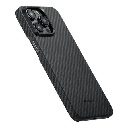 Чехол для iPhone 15 Pro Pitaka MagEZ Case 4 кевлар (арамид) (KI1501P) Черно-серый Чехол для iPhone 15 Pro Pitaka MagEZ Case 4 кевлар (арамид) (KI1501P) Черно-серый