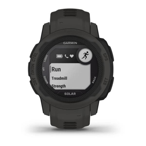 Часы Garmin INSTINCT 2S solar Graphite, черный