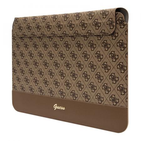 Чехол Guess для ноутбуков 13"/14" Sleeve 4G Bottom stripe Metal logo (GUCS14PS4SGW) Коричневый Чехол Guess для ноутбуков 13"/14" Sleeve 4G Bottom stripe Metal logo (GUCS14PS4SGW) Коричневый