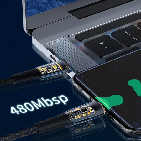 Кабель WiWU Type-C – Lightning Cable, 2m (TM02) Черный Кабель WiWU Type-C – Lightning Cable, 2m (TM02) Черный