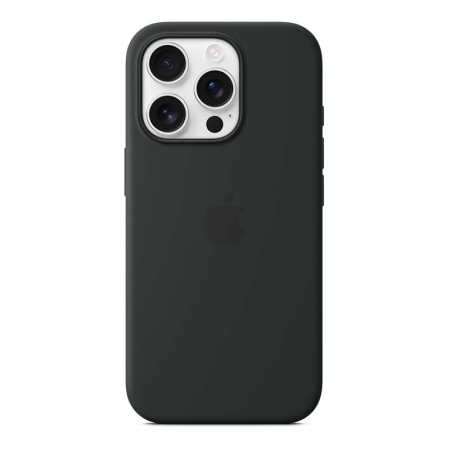 Чехол Silicone Case для Apple iPhone 16 Pro Black, черный Чехол Silicone Case для Apple iPhone 16 Pro Black, черный