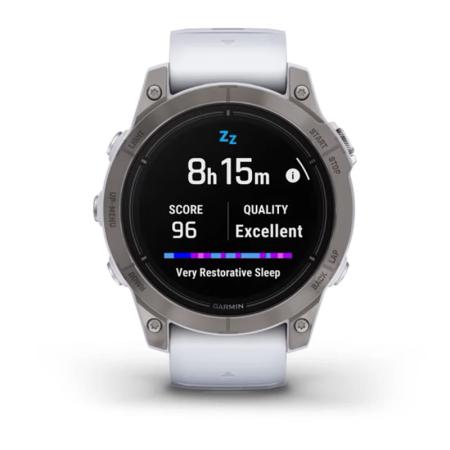 Часы Garmin EPIX PRO GEN 2 47 мм Sapphire Titanium whitestone, белый Часы Garmin EPIX PRO GEN 2 47 мм Sapphire Titanium whitestone, белый
