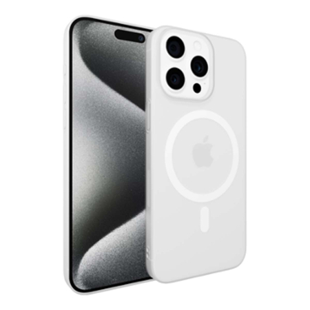 Чехол для iPhone 16 Pro Max 6.9" Gurdini Slim Series with Magsafe White, белый Чехол для iPhone 16 Pro Max 6.9" Gurdini Slim Series with Magsafe White, белый