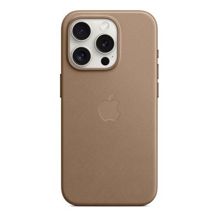Чехол FineWoven Case для Apple iPhone 15 Pro с MagSafe Taupe, бежевый Чехол FineWoven Case для Apple iPhone 15 Pro с MagSafe Taupe, бежевый