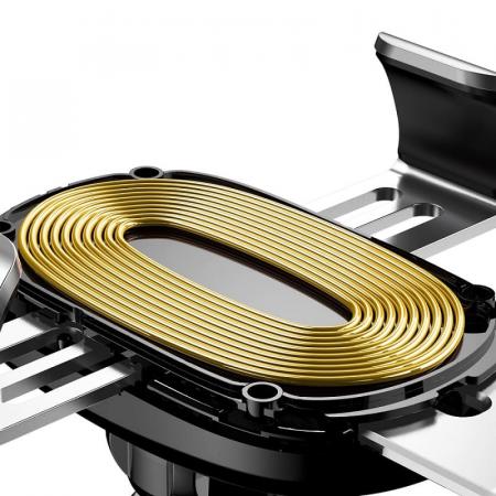 Автомобильный держатель с функцией беспроводной зарядки Baseus Gravity Wireless Charger Car Mount (WXYL-0S) Черный Автомобильный держатель с функцией беспроводной зарядки Baseus Gravity Wireless Charger Car Mount (WXYL-0S) Черный