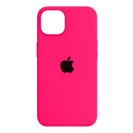 Чехол Silicone Case для Apple iPhone 13 Ярко-розовый