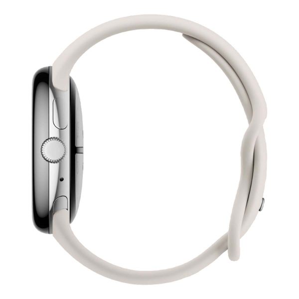 Часы Pixel Watch 3, 45 мм, LTE + Wi-Fi, Polished Silver/Porcelain, серебристый Часы Pixel Watch 3, 45 мм, LTE + Wi-Fi, Polished Silver/Porcelain, серебристый