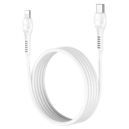 Кабель hoco. charging data cable разъем Type-C – Lightning, 1 м (X55) Белый Кабель hoco. charging data cable разъем Type-C – Lightning, 1 м (X55) Белый