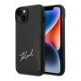 Чехол Karl Lagerfeld для iPhone 14 PU with Cardslot Signature logo Hard (KLHCP14SCSSK) Черный Чехол Karl Lagerfeld для iPhone 14 PU with Cardslot Signature logo Hard (KLHCP14SCSSK) Черный
