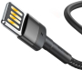 Кабель Baseus Cafule Cable USB For iP special edition 1,5A, 2 м (CALKLF-HG1) Grey/Black Кабель Baseus Cafule Cable USB For iP special edition 1,5A, 2 м (CALKLF-HG1) Grey/Black