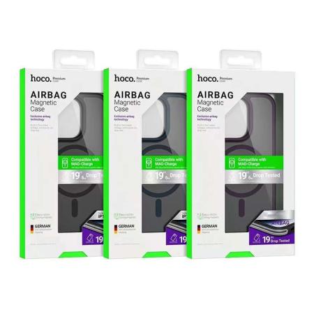 Чехол hoco. AIRBAG Magnetic Case для Apple iPhone 15 Pro (AS5) Черный Чехол hoco. AIRBAG Magnetic Case для Apple iPhone 15 Pro (AS5) Черный
