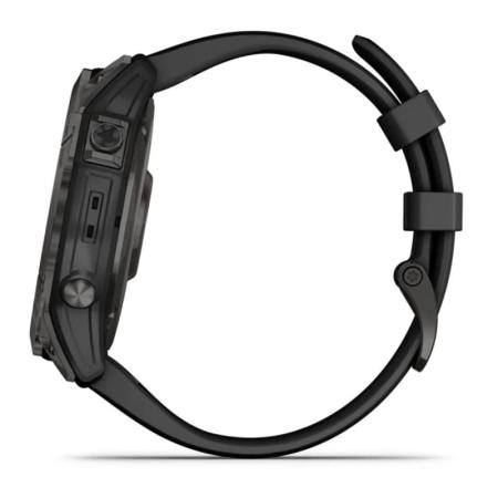 Часы Garmin FENIX 7X Carbon gray, черный Часы Garmin FENIX 7X Carbon gray, черный