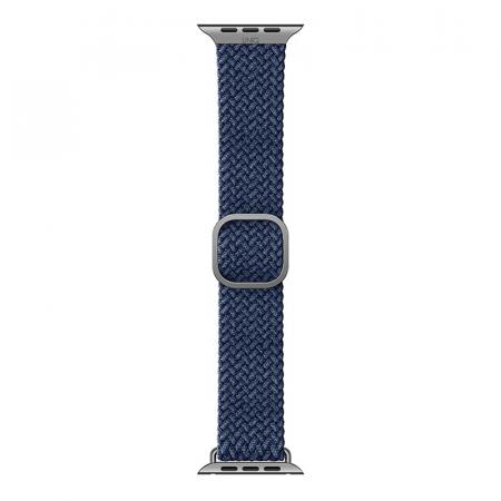 Ремешок UNIQ для Apple Watch 42/44/45 мм ASPEN Strap Braided (44MM-ASPOBLU) Синий Ремешок UNIQ для Apple Watch 42/44/45 мм ASPEN Strap Braided (44MM-ASPOBLU) Синий
