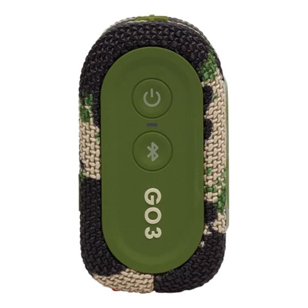 Портативная колонка JBL Go 3 Squad, зеленый камуфляж