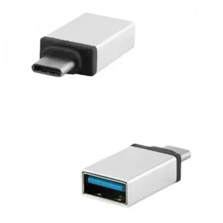 Адаптер Deppa OTG USB-C - USB-A (73131) Серебристый Адаптер Deppa OTG USB-C - USB-A (73131) Серебристый