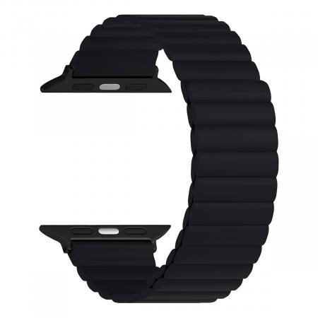 Ремешок для Apple Watch mutural watch band 42/44/45 мм Midnight, черный Ремешок для Apple Watch mutural watch band 42/44/45 мм Midnight, черный
