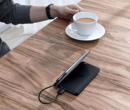 Внешний аккумулятор с функцией беспроводной зарядки Baseus 10000mAh 18W (PPS10-01) Черный Внешний аккумулятор с функцией беспроводной зарядки Baseus 10000mAh 18W (PPS10-01) Черный