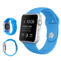 Силиконовый ремешок для Apple Watch 38/40/41 мм Blue, голубой Силиконовый ремешок для Apple Watch 38/40/41 мм Blue, голубой