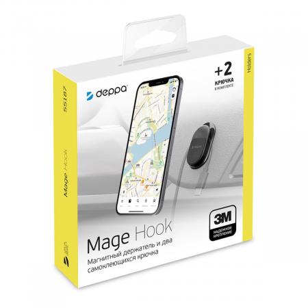 Автомобильный держатель Deppa Mage Hook, магнитный (55187) Черный Автомобильный держатель Deppa Mage Hook, магнитный (55187) Черный