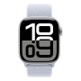 Apple Watch Series 10, 42 мм корпус из алюминия цвета «Silver», ремешок Sport Loop цвета «Blue Cloud» Apple Watch Series 10, 42 мм корпус из алюминия цвета «Silver», ремешок Sport Loop цвета «Blue Cloud»