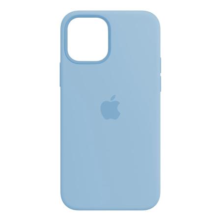 Чехол Silicone Case для Apple iPhone 12/12 Pro Blue, голубой Чехол Silicone Case для Apple iPhone 12/12 Pro Blue, голубой