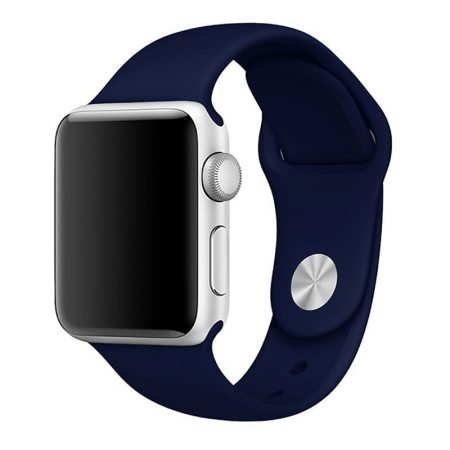 Силиконовый ремешок для Apple Watch 42/49 мм Silicone Case Темно-синий Силиконовый ремешок для Apple Watch 42/49 мм Silicone Case Темно-синий