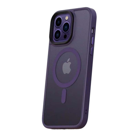 Чехол DFANS Design be different с Magsafe для Apple iPhone 14 Pro Фиолетовый