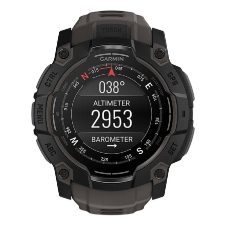 Часы Garmin INSTINCT 3 AMOLED 50мм Black, черный с угольно-черным ремешком Часы Garmin INSTINCT 3 AMOLED 50мм Black, черный с угольно-черным ремешком