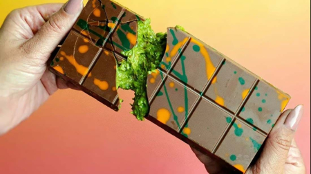 Дубайский шоколад FIX, Can't Get Knafeh Of It - Dark Chocolate (темный шоколад со вкусом фисташки) Дубайский шоколад FIX, Can't Get Knafeh Of It - Dark Chocolate (темный шоколад со вкусом фисташки)