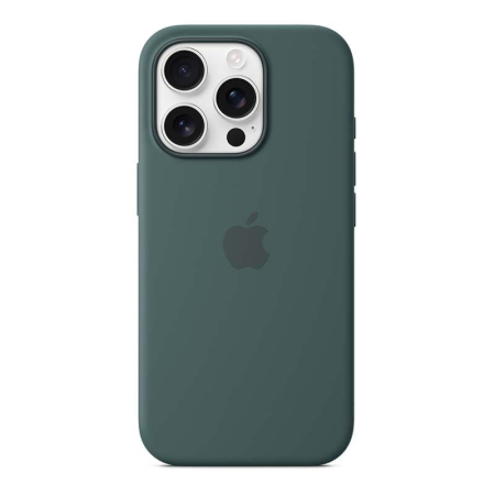 Чехол Silicone Case для Apple iPhone 16 Pro Dark Green, темно-зеленый Чехол Silicone Case для Apple iPhone 16 Pro Dark Green, темно-зеленый