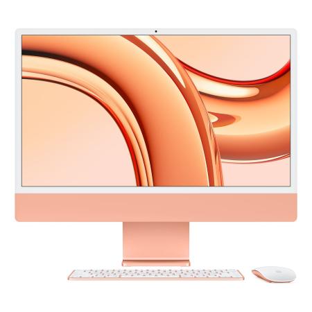 Apple iMac 24" (M3, 8C CPU, 10C GPU, 2023) Retina 4,5K, 8Gb, 256Gb SSD (MQRX3) Orange, оранжевый Apple iMac 24" (M3, 8C CPU, 10C GPU, 2023) Retina 4,5K, 8Gb, 256Gb SSD (MQRX3) Orange, оранжевый