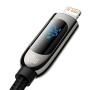 Кабель Baseus Display Fast Charging Data Cable Type-C - Lighting 20W, 1 м (CATLSK-01) Черный Кабель Baseus Display Fast Charging Data Cable Type-C - Lighting 20W, 1 м (CATLSK-01) Черный