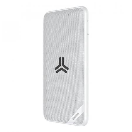 Внешний аккумулятор с функцией беспроводной зарядки Baseus 10000mAh 18W (PPS10-02) Белый Внешний аккумулятор с функцией беспроводной зарядки Baseus 10000mAh 18W (PPS10-02) Белый