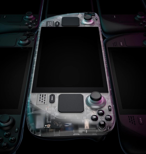 Игровая приставка Valve Steam Deck OLED 16/512Gb Черный + Jsaux Transparent Front Cover (PC0108) Cleаr