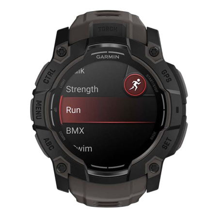 Часы Garmin INSTINCT 3 AMOLED 50мм Black, черный с угольно-черным ремешком Часы Garmin INSTINCT 3 AMOLED 50мм Black, черный с угольно-черным ремешком
