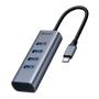 Переходник Baseus для MacBook HUB Enjoy series (Type-C to USB3.0*4 + PD) (CAHUB-Q0G) Deep Grey, темно-серый Переходник Baseus для MacBook HUB Enjoy series (Type-C to USB3.0*4 + PD) (CAHUB-Q0G) Deep Grey, темно-серый