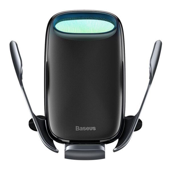Автомобильный держатель с беспроводной зарядкой Baseus Milky Way Electric Bracket Wireless Charger, 15W (WXHW02-01) Черный