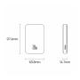 Внешний аккумулятор Baseus Magnetic Mini Wireless Fast Charge power bank с поддержкой беспроводной зарядки 6000mAh 20 Вт (PPCXM06A) Белый