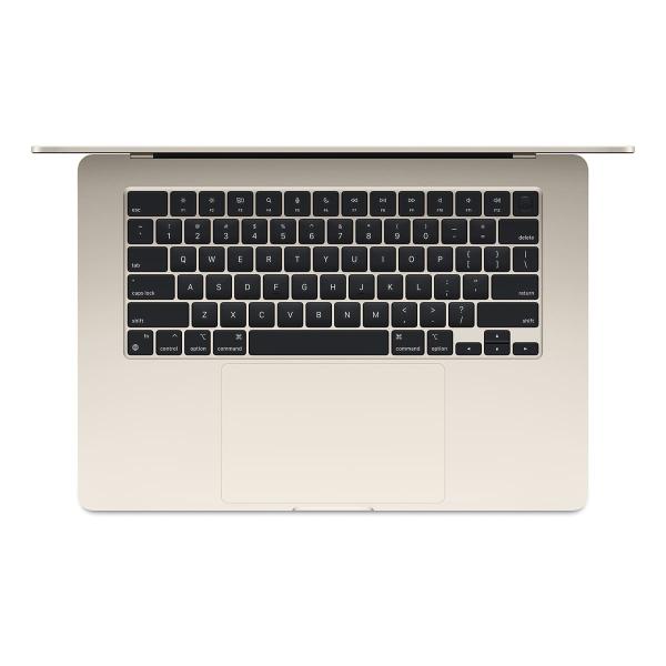 Apple MacBook Air 15" (M3, 8C CPU, 10C GPU, 2024) 16/512Gb SSD (MXD33) Starlight, «сияющая звезда»