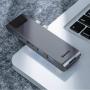 Переходник Baseus для MacBook HUB TB3 C+ (Dual Type-C to USB3.0/HDMI/Type-C/SD/Micro/LAN) (CAHUB-L0G) Deep Grey, темно-серый Переходник Baseus для MacBook HUB TB3 C+ (Dual Type-C to USB3.0/HDMI/Type-C/SD/Micro/LAN) (CAHUB-L0G) Deep Grey, темно-серый