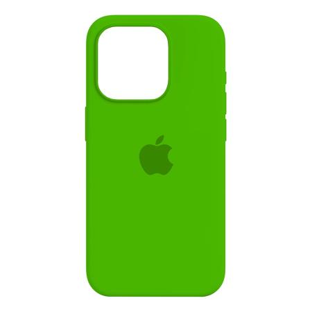 Чехол Silicone Case для Apple iPhone 15 Pro Ярко-зеленый Чехол Silicone Case для Apple iPhone 15 Pro Ярко-зеленый