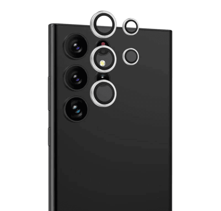Защитное стекло для камеры Galaxy S24 Ultra BLUEO Camera lens Armor metal 5 шт. (NPB28-S24U-SIL) Серебристый Защитное стекло для камеры Galaxy S24 Ultra BLUEO Camera lens Armor metal 5 шт. (NPB28-S24U-SIL) Серебристый