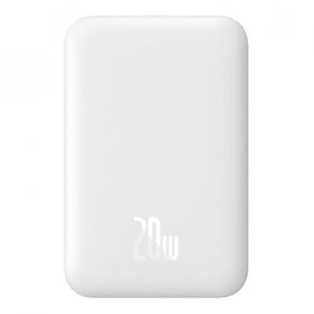 Внешний аккумулятор Baseus Magnetic Wireless Charging Power Bank 6000mAh 20W с MagSafe PPCXW06 (PPCX020002) Белый