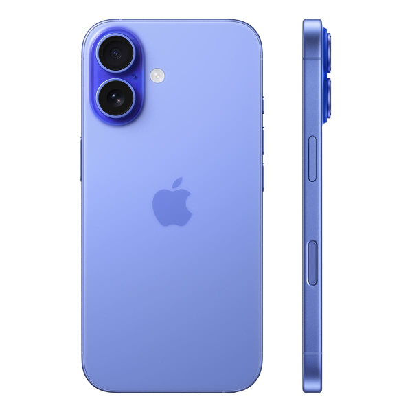 Apple iPhone 16 512Gb Dual SIM Ultramarine, ультрамарин