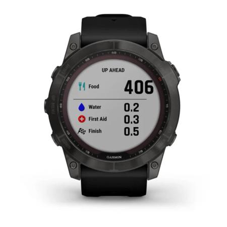 Часы Garmin FENIX 7X Carbon gray, черный Часы Garmin FENIX 7X Carbon gray, черный